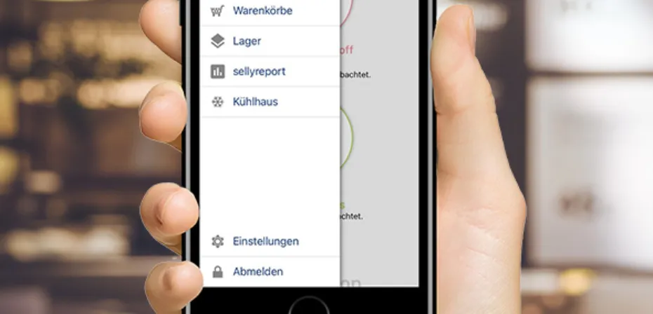 Die kostenlose Bestell-App sellyping bringt die wichtigsten Funktionen von selly übersichtlich auf Ihr Smartphone oder Tablet.